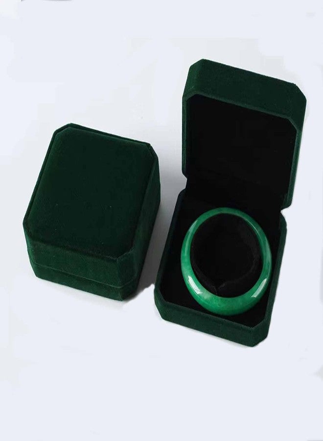 FAYADA Bracelet Box Gift Velvet Bangle Gift Box Green Bracelet Box Display Jewelry Box Jewelry Storage Case for Wedding, Proposal, Birthday and Anniversary ONE PACKET - Image 3
